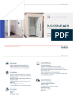 AC11 - Lâmina Técnica - Plataforma HIDRÁULICA Meia Cabina