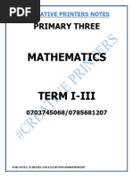 p.3 Term I II III Mathematics Creative Printers