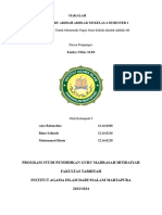 Analisis Buku Akidah Akhlak MI Kelas 4 (Sem 1)