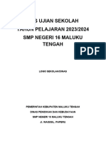 POS Ujian Sekolah Tahun 2024 Tahun Pelajaran 2023