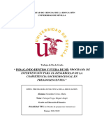 Indagando Identro y Fuera de Mí Programa de Intervención para El Desarrollo de La Competencia Socioemocional en Preadolescente