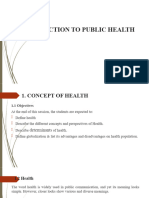 Introduction To Public Health (1 & 2)