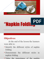 Napkinfoldingppt