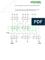 Design A Combinational Circuit To Count Number of Zeros For A Given 8-Bit Data Using Full Adders