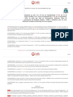 Decreto Municipal N.º 30.842. de 09 de Novembro de 2022 - Meio Ambiente - Foz Do Iguaçu-Pr