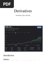 Derivatives Introduction, TypesandUsage