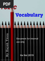 Basic Vocabulary For TOEIC Test