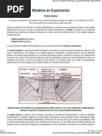 Modelos en Exploración