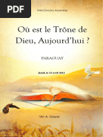 2012-0412 Où Est Le Trône de Dieu, Aujourd'Hui