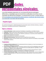 Enfermedades Periodontales