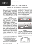 Dynamic Modeling of A Fixed-Wing VTOL UAV