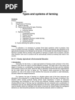 Types and Systems of Farming-489