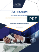 Justificación Asst Cuc