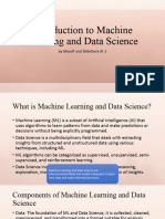 Introduction To Machine Learning and Data Science: by Myself and Slidedeck Ai:)