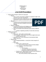 Civil Procedure Outline - TB