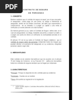 Contrato de Seguro de Personas