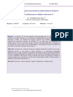 L'évaluation de La Mémoire de Travail Chez Les Enfants Atteints de Trisomie 21