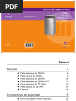 Manual de Instrucciones: ES500+ ES500i+ ES500+ PVC ES1000+