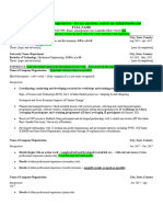 Resume Template 1