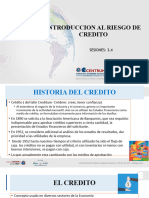 Sesion 3 y 4 Introduccion Al Riesgo de Credito