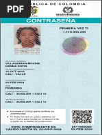 Comprobante de Documento en Trámite 1110303430