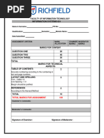 Information System 621 Assignment