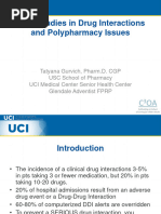 Case Studies Drug Interactions Polypharmacy Issues TG