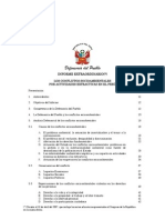 Conflictos Socioamnbientales y El Estado