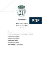 Trabajo Práctico #1 Derecho Internacional Público