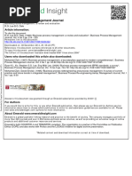 Business Process Management Journal: Article Information