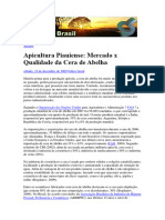 Apicultura Piauiense: Mercado X Qualidade Da Cera de Abelha: Artigos