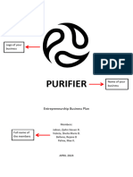 Business Plan Format 1 1