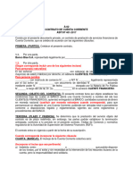 Modelo Contrato Apertura de Cuenta Corriente Banco Prodem