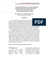 Pengaruh Praktik Perataan Laba Terhadap Earnings Response Coefficient Pada Perusahaan Manufaktur Di Bursa Efek Indonesia Bei