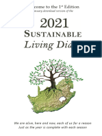 January 2021 Sustainable Living Diary Download