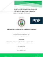 Derechos y Obligaciones Ecuatorianos