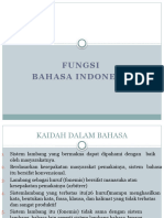 Fungsi Bahasa Indonesia