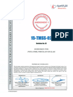 15TMSS02R2 (Amendment) Suspension Type Insulators, Porcelain or Glass