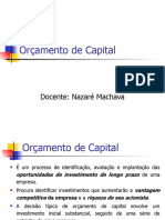 Orçamento de Capital 27 e 29.09.2023