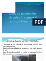 Tractiuni Electrice - Evolutia Tractiunilor Electrice Pentru Protejarea Mediului