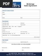 Brokerage Agreement Fillable