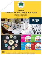 APSACS Curriculum Implementation Guide Session 2024-25 Dated 17 Apr 2024