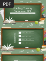 Teaching Training Courseware PPT: Here Is Where Your Presentation Begins