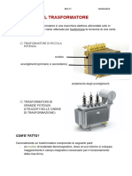 Approfondimento ELETTROTECNICA Trasformatore