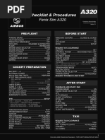 Checklist Fenix A320