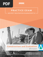 ARE Practice Exam Construction and Evaluation