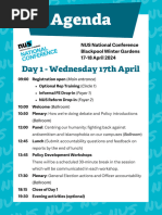 NUS National Conference Agenda 2024 Final