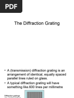 The Diffraction Grating