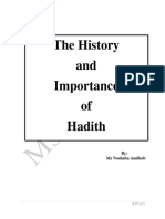 History and Importance of Hadith Revised