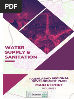 Faisalabad Regional Development Plan - Water Supply and Sanitation - Compressed